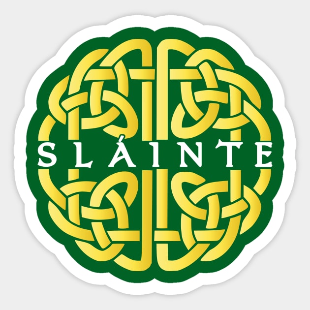 Slainte Sticker by Miranda Nelson